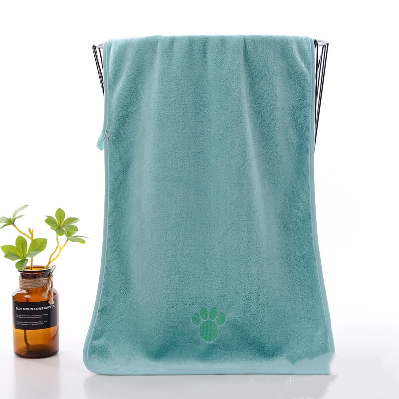 Polyester Pet Cat Dog Bath Quick-drying Towel